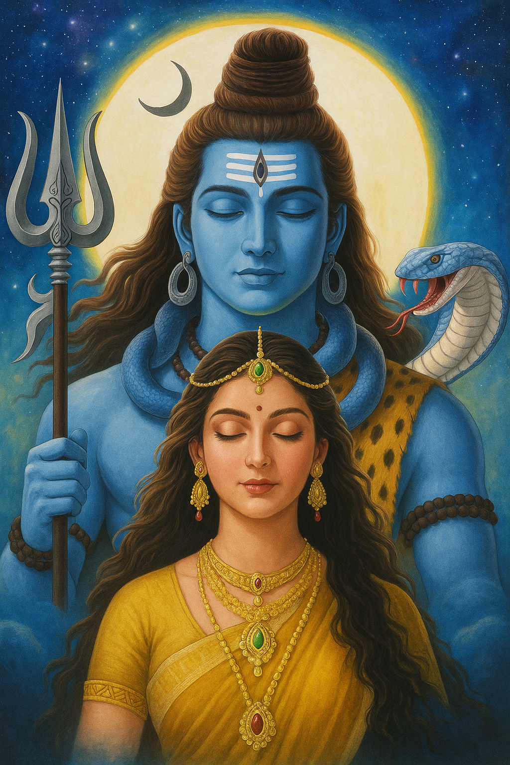 ShivParvati | The Divine | Premium Waterproof Spiritual Vinyl Sticker